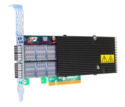 FPGA BittWare 385A featuring with Intel Arria 10 1150 GX – half-length Accelerator Card with dual 1/10/40 GbE Ports, passive cooling.