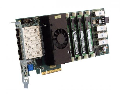 BittWare 395 Altera Stratix V AB FPGA accelerator card with speed DDR3 (8 GB) and QDR-II (18 MB) memory, quad SFP+ ports, active cooling.