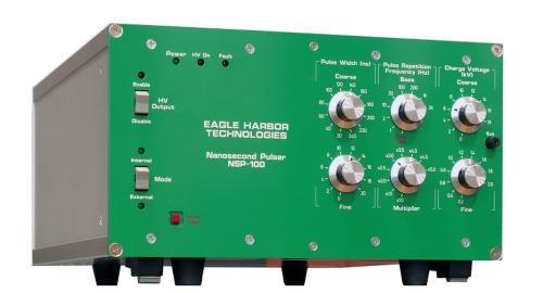 Nanosecond Pulsers: Low-power NSP-100 by Eagle Harbor Technologies.