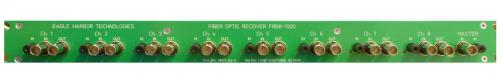 EHT FRB8-1000 Fiber optic receiver front panel with 50 Ω BNC output impedance and 3 ns typical rise / fall times.