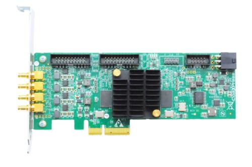 Kaya Instruments Chameleon CoaXPress Camera Simulator is a PCIe Gen2 x4 half-length PCIe board with streaming video up to 12 Gbps. 