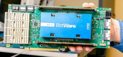 BittWare XUPVVH-PCIe-Dual-Slot-Karte mit Standardhöhe und 3/4 Länge mit Luftkühlung und 150A-Stromversorgung