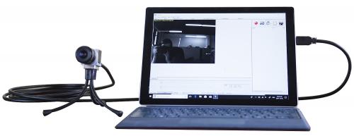 Die NorPix StreamTouch-Software zeigt mögliche Laptop- / Kamera-Verbindungen an.