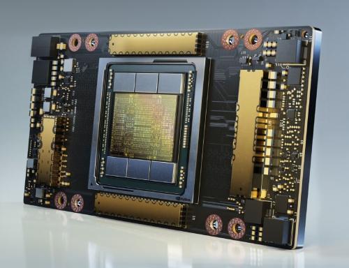 NVIDIA A100 Tensor Core GPU for HGX can efficiently scale up to thousands of GPUs and can be partitioned into seven isolated GPU instances.