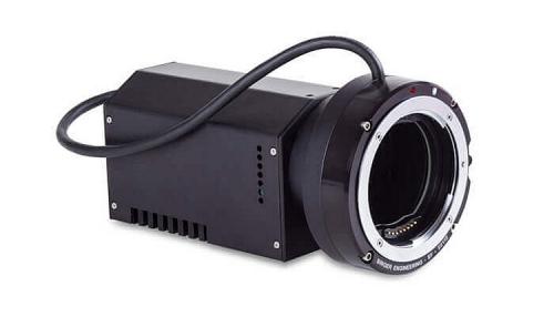Die JetCam 25-Shutterkamera von Kaya Instruments verfügt über eine Birger-Objektivsteuerung.
