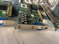 SUN XVR-500 Graphics Accelerator board showing PCI-X interface, DVI and VGA ports, part number 54-001024-001.