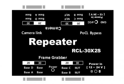 Syscom RCL-30X2S Camera Link Full Mode Repeater in 2-Link-Konfiguration und RCL-300 x 2 Layer 10 Taps.