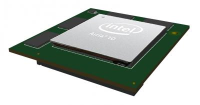 Gidel Ultra-Compact FDB FPGA Daughter Board with Intel Arria 10 models 160, 270, 480 and 660. 