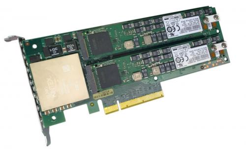 BittWare 250S-plus – Xilinx Kintex KU15P UltraScale FPGA-Beschleunigerkarte auf PCIe 8-Lane Gen-3 mit Unterstützung von 4 x integrierten 960-GB-NVMe-SSD-Sticks.