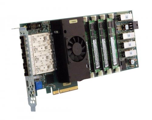 BittWare 395 Altera Stratix V D8 FPGA-Beschleunigerkarte mit DDR3 (128 GB) und QDR-II (18 MB) Speichern, vierfach SFP+ Ports und aktiver Kühlung. 