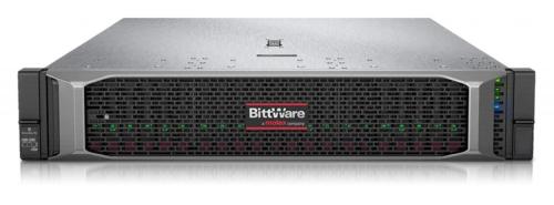 BittWare TeraBox 2000H 2U FPGA Server with up to three full-size PCIe BittWare accelerators featuring Achronix, Intel and Xilinx and supports Up to 12 QSFPs for 24x 100G or 96x 10/25G.