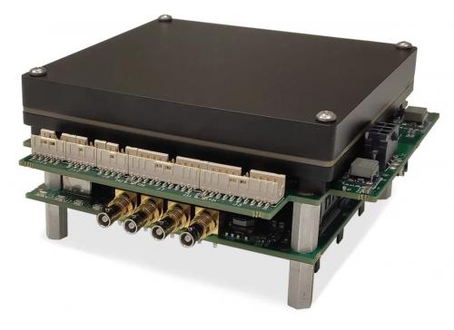 Kaya Instrument RPU104 CoaXPress PCIe/104 Framegrabber mit Hochleistungs-NVIDIA-KI und GUI-Schnittstelle.