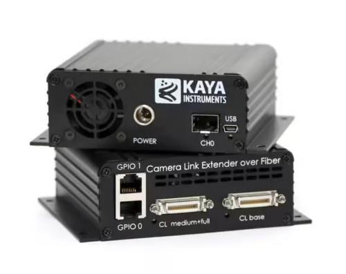 Der KAYA Vision Camera Link zu Camera Link High Speed kompatible Signalkonverter unterstützt Link Base, Medium, Full oder 80-Bit Deca.