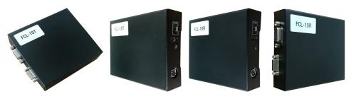 Syscom Empfänger FCL-10R und Sender FCL-10T von FCL-10 Dual CameraLink Base und Medium Modes Fiber Range Extender