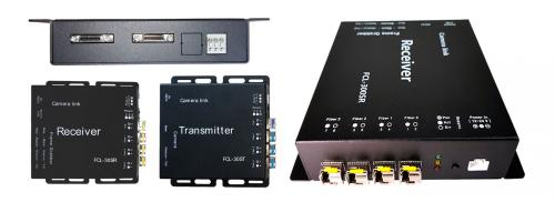Syscom FCL-30S Camera Link 4-Wege B/M/F Mode Splitter über Glasfaser beinhaltet Empfänger FCL-30SR und Sender FCL-30ST
