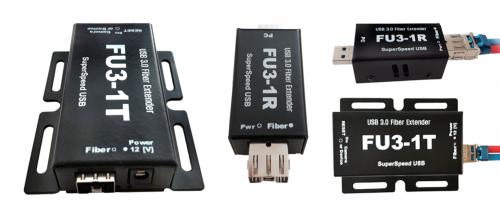 Syscom Receiver FU3-1T and Transmitter FU3-1R of FU3 USB Camera fiber extender