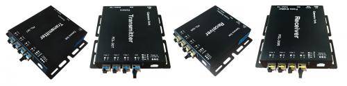 Syscom Empfänger FCL-30R und Sender FCL-30T des FCL-30 Dual CameraLink Base, Medium und Full Modes Fiber Range Extender