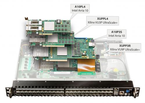 BittWare e4 FPGA Chassis works with any current BittWare PCIe boards such as A10PL4, XUPPL4, A10P3S, XUPP3R. 