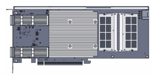 Bittware LMS ÜberNIC Ultra Wide, ÜberNIC Ultra-plus Wide Single Breite, FH 3/4L, bis zu 16× 1 10 25G Links