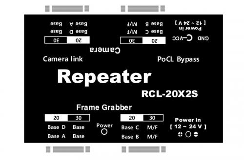 Syscom RCL-20X2S Camera Link Repeater mit 2-Link Konfiguration 2x Camera Link Kameras und Camera Link SDR Anschlusstyp.