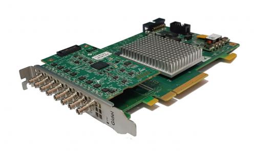 Der Gidel Proc10A-CXP-Framegrabber ist mit bis zu acht cXp-6-CoaXPress-Kanälen ausgestattet und ermöglicht das gleichzeitige Greifen von 1, 2, 4 oder 8 Kameras.