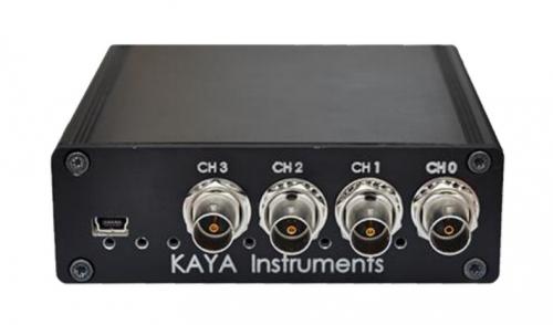 Kaya KY-CL2CXP adapter with standard SDR26 connectors solves distance limitation of Camera Link.