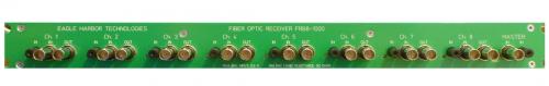 EHT FRB8-1000 Fiber optic receiver front panel with 50 Ω BNC output impedance and 3 ns typical rise / fall times.