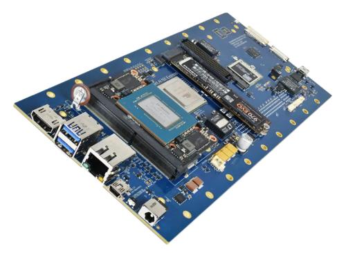 Edgepoint.AI-Trägerplatine mit leistungsstarken EDT-Edge-Edge-Lösungen gepaart mit einem NVidia Jetson Xavier NX 16 GB.
