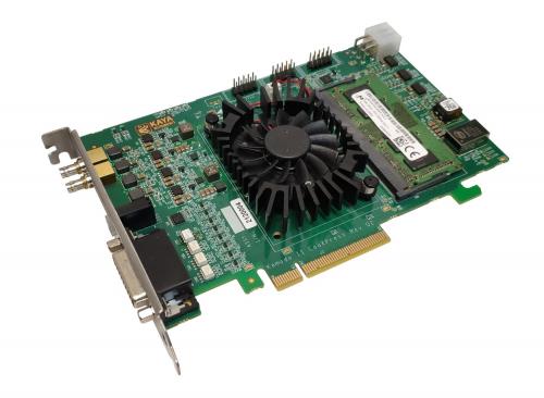 Kaya Komodo II CoaXPress 2-Kanal-Framegrabber KY-CXP-12G-2CH-PCIe3x8 mit bis zu 2 CoaXPress 12,5-Gbit / s-Verbindungen im Einzel-, Doppel- oder Quad-Modus.