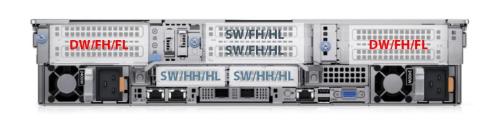BittWare TeraBox 2102D is equipped with 2x DW FH FL Gen 4 x16 PCIe slots, 2x SW HH HL Gen 4 x16 PCIe slots, 2x SW FH HL Gen 4 x8 PCIe slot.