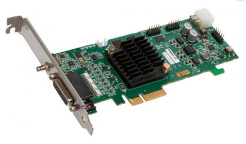 Kaya KY-FGPII Predator2 CoaXPress Frame Grabber FPGA board with 1x 12.5 Gbps channels supporting PoCXP and 12.5 Gbps PCIe interface. 